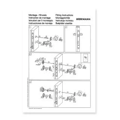 Hörmann FS Drückergarnitur D110 Rosette PZ, Schwarz -Bester Türzubehör Geschäft 544353 hoermann fs drueckergarnitur d110 pz rosette schwarz gleitlager anleitung