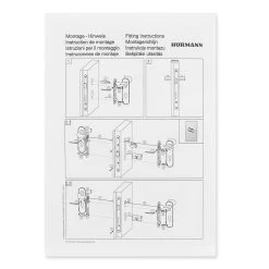 Hörmann FS Wechselgarnitur D210 Kurzschild PZ, Edelstahl -Bester Türzubehör Geschäft 545723 hoermann fs wechselgarnitur d210 pz kurzschild edelstahl gleitlager anleitung