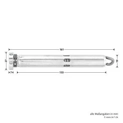 Hörmann Federbandbolzen FH 615-20 -Bester Türzubehör Geschäft 547584 hoermann federbandbolzen fh 615 20 verzinkt masse