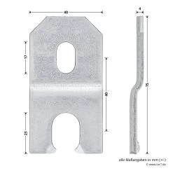 Hörmann Dübellasche Eckzarge, Verdeckte Montage -Bester Türzubehör Geschäft 549518 hoermann duebellasche eckzarge verdeckte montage bemassung