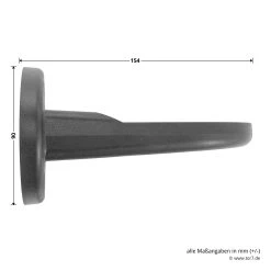 Hörmann Wandhalterung Für Drehspiegel-Signalleuchte -Bester Türzubehör Geschäft 637182 hoermann winkelmontage fuer drehspiegel signalleuchte masse seite