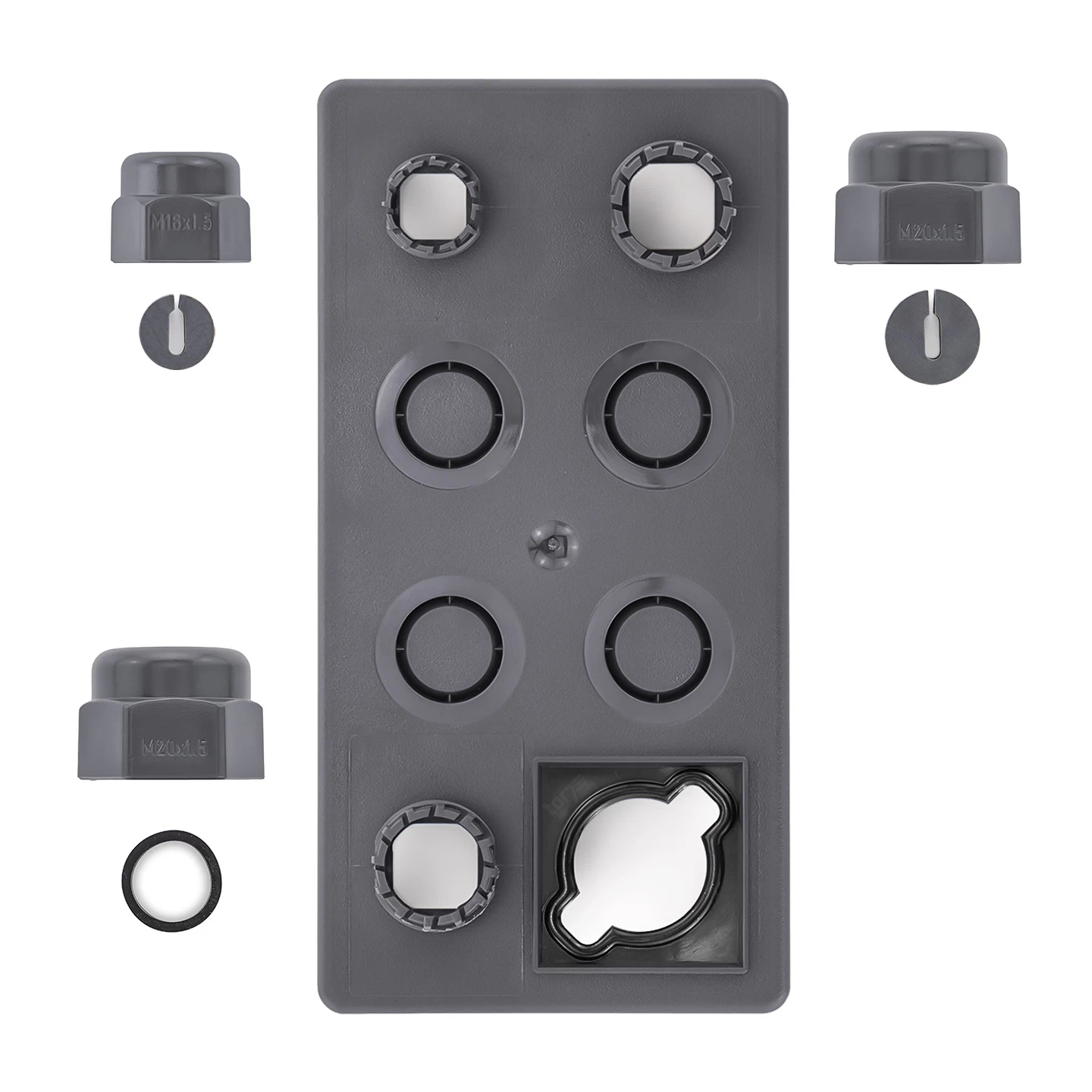 Hörmann Flanschdeckel Unten, Mit Verschraubungen 3 Hörmann Flanschdeckel Unten, Mit Verschraubungen – Bild 3