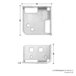 Hörmann Zubehörbeutel 1, SE2 -Bester Türzubehör Geschäft 638918 hoermann zubehoerbeutel 1 se2 eckwinkel masse