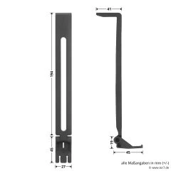 Hörmann Zubehörbeutel 1, SE2 -Bester Türzubehör Geschäft 638918 hoermann zubehoerbeutel 1 se2 knickfuss masse