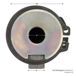 Hörmann Steckwelle Für STA 400 Schiebetorantrieb -Bester Türzubehör Geschäft 638939 hoermann steckwelle fuer sta 400 schiebetorantrieb bemassung bolzen 2