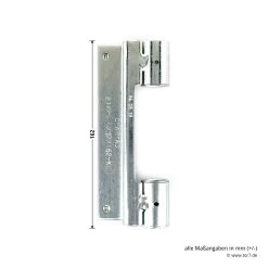 Hörmann Rahmenteil KO Verzinkt, Nicht Verstellbar, H8-5/MZ -Bester Türzubehör Geschäft 690404 hoermann rahmenteil ko verzinkt nicht verstellbar fuer h8 5 mz hoehe