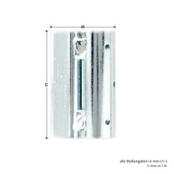 Hörmann Flügelteil FE Verzinkt, Nicht Verstellbar, H8-5/MZ 6 Hörmann Flügelteil FE Verzinkt, Nicht Verstellbar, H8-5/MZ -Bester Türzubehör Geschäft 690407 hoermann fluegelteil fe verzinkt nicht verstellbar fuer h8 5 mz masse 1