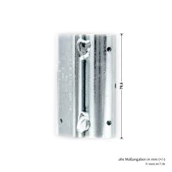 Hörmann Flügelteil FE Verzinkt, Verstellbar, H8-5/MZ/Quadro -Bester Türzubehör Geschäft 691050 hoermann fluegelteil fe verzinkt verstellbar h8 5 mz quadro hoehe