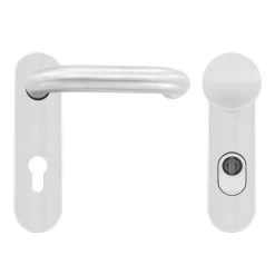 Hörmann Wechselgarnitur D110 Kurzschild PZ, ES1, Edelstahl