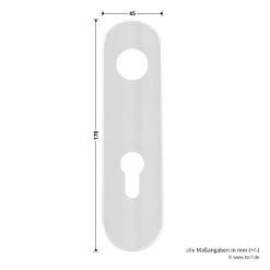Hörmann Wechselgarnitur D110 Kurzschild PZ, ES1, Edelstahl 11 Hörmann Wechselgarnitur D110 Kurzschild PZ, ES1, Edelstahl -Bester Türzubehör Geschäft 694269 hoermann wechselgarnitur d 110 es 1 mit kurzschild edelstahl schild masse