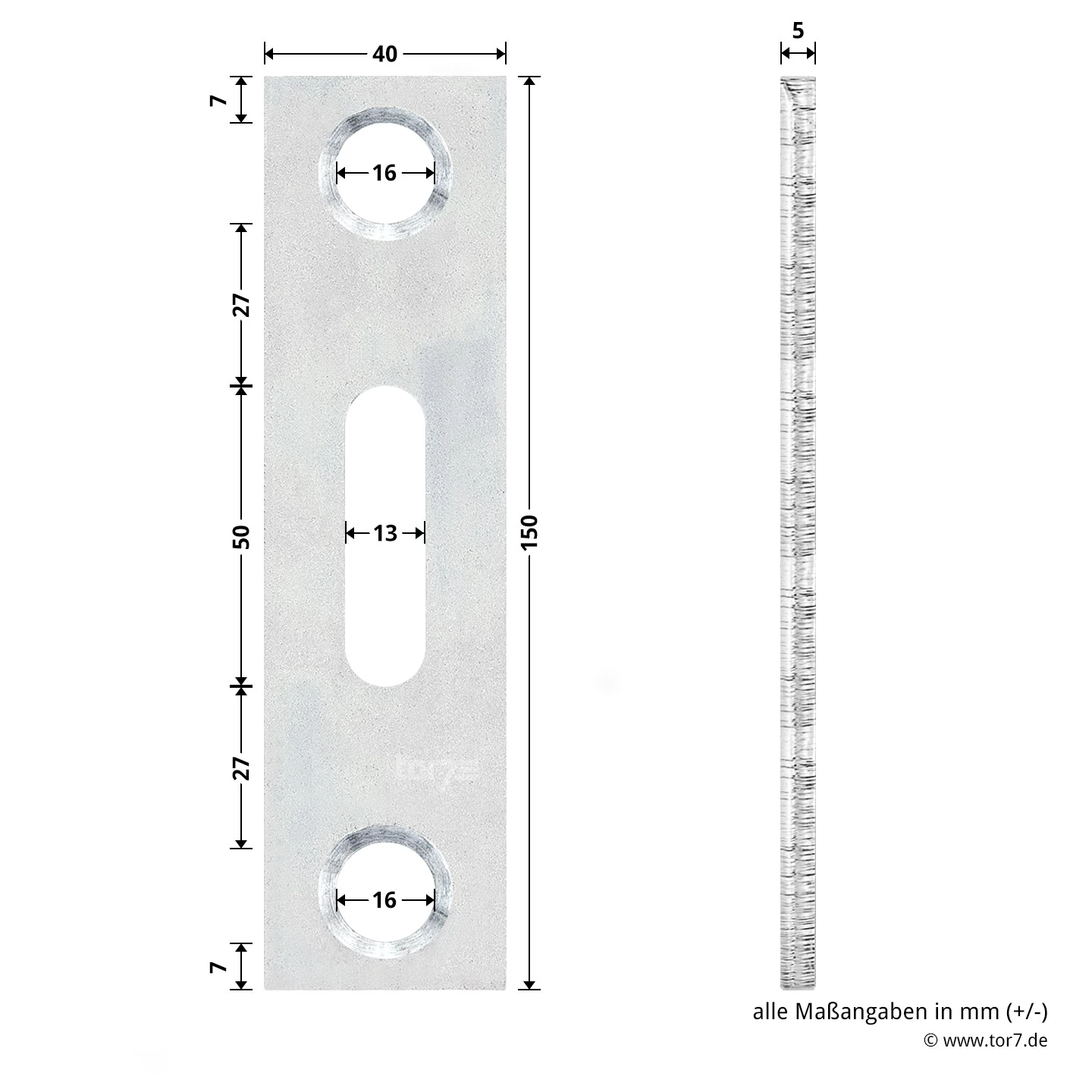 Hörmann Unteres Verschlussstück, Verzinkt 3 Hörmann Unteres Verschlussstück, Verzinkt – Bild 3