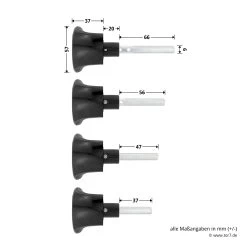 Hörmann Rundgriff Berry Schwingtor DF80/95/98 15 Hörmann Rundgriff Berry Schwingtor DF80/95/98 -Bester Türzubehör Geschäft 764323 hoermann rundgriff berry schwingtor df80 95 98 masse