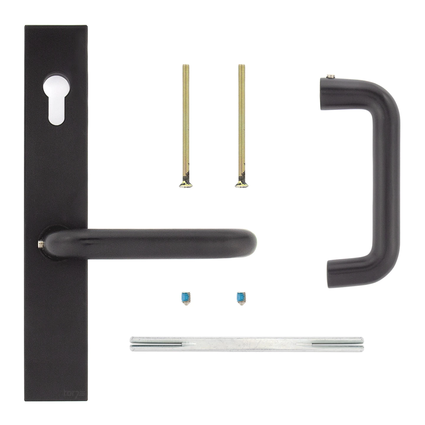 Hörmann Aluminium-Drückergarnitur, Schloss Aufliegend, PZ 60/48 Mm 4 Hörmann Aluminium-Drückergarnitur, Schloss Aufliegend, PZ 60/48 Mm – Bild 4