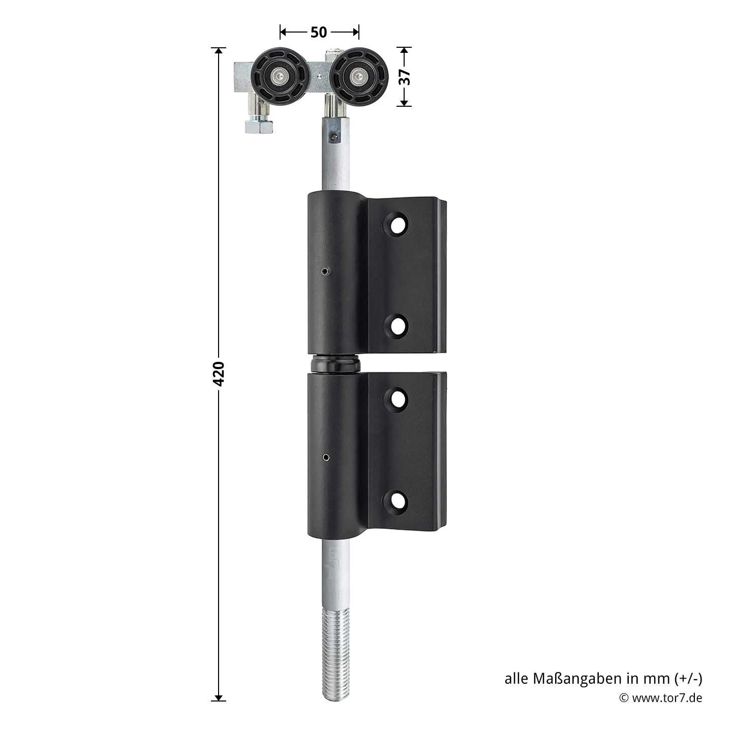 Hörmann Entlastungsrolle Für Kupplung 400 Mm, M12, DIN Links, Zwischenliegend 4 Hörmann Entlastungsrolle Für Kupplung 400 Mm, M12, DIN Links, Zwischenliegend – Bild 4