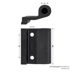 Hörmann Entlastungsrolle Für Kupplung 400 Mm, M12, DIN Links, Zwischenliegend 9 Hörmann Entlastungsrolle Für Kupplung 400 Mm, M12, DIN Links, Zwischenliegend -Bester Türzubehör Geschäft 772633 hoermann entlastungsrolle 400mm m12 din links zwischenliegend masse bild 2