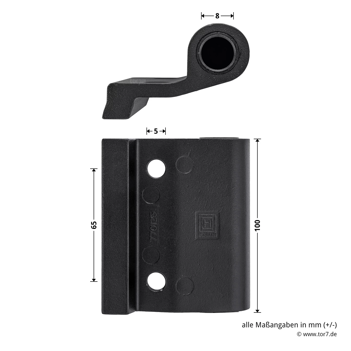 Hörmann Entlastungsrolle Für Kupplung 400 Mm, M12, DIN Links, Zwischenliegend 5 Hörmann Entlastungsrolle Für Kupplung 400 Mm, M12, DIN Links, Zwischenliegend – Bild 5