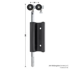 Hörmann Entlastungsrolle Mit Einfach-Bandteil 360 Mm, M12, DIN Rechts, Zwischenliegend 8 Hörmann Entlastungsrolle Mit Einfach-Bandteil 360 Mm, M12, DIN Rechts, Zwischenliegend -Bester Türzubehör Geschäft 772636 hoermann entlastungsrolle mit einfach bandteil 360mm m12 din rechts zwischenliegend masse bild 1