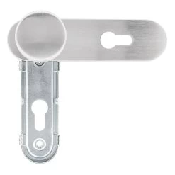 Steinau FS VDS Wechselgarnitur, Typ 510, Edelstahl Matt -Bester Türzubehör Geschäft ste810111 steinau fs vds wechselgarnitur typ 510 edelstahl matt knauf vorderseite