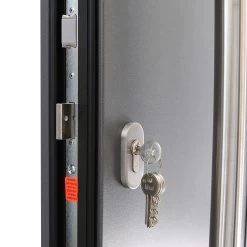 Hörmann ThermoPlus Haustür THP 750 Titan Metallic CH703 DIN LINKS -Bester Türzubehör Geschäft thp750lich703 hoermann thermopro haustuer din links titan metallic 06